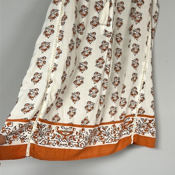 Ava Christine Women’s Paisley Print Sleeveless Halter V Neck Top, XS - Picture 5 of 10